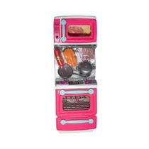 Cozinha divertida fogão e forno com acessórios chefs star - bbr toys r3126