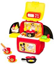 Cozinha Do Mickey Kit Play Set Infantil Mochila 2 em 1 Com Acessórios - Multikids