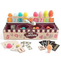 Cozinha educativa Toy Play House Ice Cream Math Kitchen para crianças