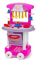 Cozinha Fogãozinho Infantil Cor De Rosa Play Time Cotiplás