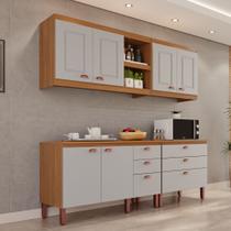 Cozinha Genebra Modulada Composta por 04 módulos 100 MDF com Armários e Balcões Cozinha Genebra Modulada Composta por 04 módulos 100 MDF com Armários e Balcões