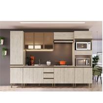 Cozinha Greta 6 Pçs 14 Portas Crema Cozinha Greta 6 Pçs 14 Portas Crema