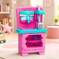 Cozinha Infantil Acqua Bubble Lava Louça Sai Agua de Verdade Cozinha Infantil Acqua Bubble Lava Louça Sai Agua de Verdade