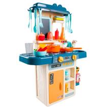Cozinha Infantil Azul Com 42 Peças Shiny Toys 001334