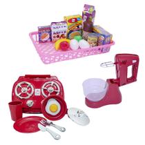 Cozinha Infantil Batedeira Menino Vermelho Mercado Fogão 21p Cozinha Infantil Batedeira Menino Vermelho Mercado Fogão 21p