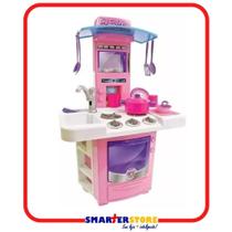 Cozinha Infantil Big Star Pia Que Sai Água + Acessórios