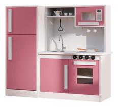 Cozinha Infantil Branco E Rosa Completa Com Geladeira Encanto Cozinha Infantil Branco E Rosa Completa Com Geladeira Encanto