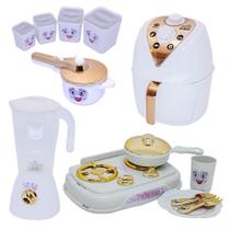 Cozinha Infantil Branco Menina Panela Princesa Fogão 13pç Cozinha Infantil Branco Menina Panela Princesa Fogão 13pç