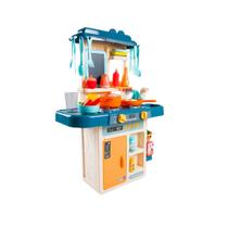 Cozinha Infantil Brinquedo Com Água Luz Som Fumaça 42 Peças - Bhstore