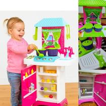 Cozinha Infantil Brinquedo Menina Pia Geladeira Fogão