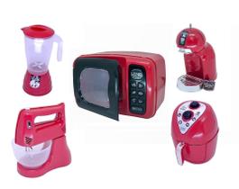 Cozinha Infantil Brinquedo Menino Casinha Panelinha Vermelho Cozinha Infantil Brinquedo Menino Casinha Panelinha Vermelho