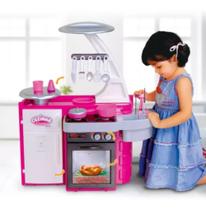 Cozinha Infantil Classic comidinha Fogão Pia Geladeira Cotiplas 1601