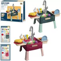 Cozinha Infantil Com Água 23 Acessórios - Toys King