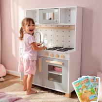 Cozinha Infantil com Pia Fogão e Microondas Cozinha Infantil com Pia Fogão e Microondas