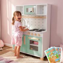 Cozinha Infantil com Pia Fogão e Microondas