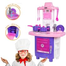 Cozinha Infantil Completa com Água de Verdade - Rosa