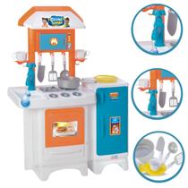 Cozinha Infantil Completa com Forno e Geladeira Torneira com água