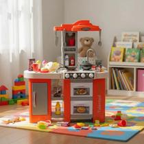 Cozinha Infantil Completa Com Vapor Água Bolhas Mágicas 73cm Cozinha Infantil Completa Com Vapor Água Bolhas Mágicas 73cm