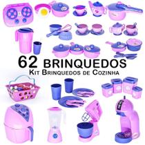 Cozinha Infantil Completa Eletro Jogo Panela Mercadinho 62pç Cozinha Infantil Completa Eletro Jogo Panela Mercadinho 62pç