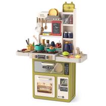 Cozinha Infantil Completa Grande Som Vapor Água Tablet 85cm