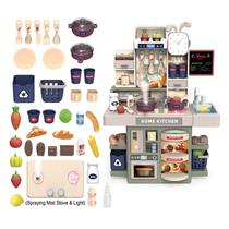 Cozinha Infantil Completa Home Kitchen Com Luz e Efeitos Toys Import J24377