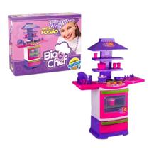 Cozinha Infantil Completa Master Fogaozinho Big Chef