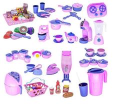 Cozinha Infantil Completa Mercado Comida Fogão Air Fryer