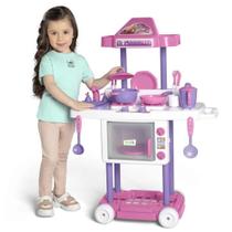 Cozinha Infantil Completa Pia + Fogãozinho + Forno Brinquedo