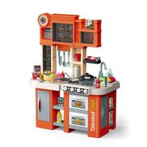 Cozinha Infantil Completa Som Luz Vapor Bolhas Mágicas 84cm Cozinha Infantil Completa Som Luz Vapor Bolhas Mágicas 84cm