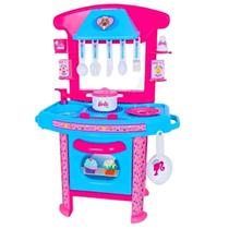 Cozinha Infantil da Barbie Chef com Acessórios Forno Fogão