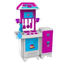 Cozinha Infantil De Brinquedo Completa Grande Com Acessórios Sai Água De Verdade Brinquedos Magic Toys