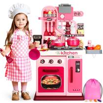 Cozinha Infantil de Brinquedo DRAMATION 69 cm com Som e Luz Cozinha Infantil de Brinquedo DRAMATION 69 cm com Som e Luz
