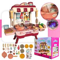 Cozinha Infantil de Brinquedo Sai Água de Verdade com Acessórios Presente Menina Cozinha Infantil de Brinquedo Sai Água de Verdade com Acessórios Presente Menina