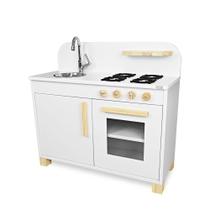 Cozinha Infantil de Madeira Compacta Banco 2