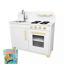 Cozinha Infantil de Madeira Compacta Banco 2 Cozinha Infantil de Madeira Compacta Banco 2
