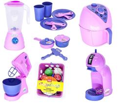 Cozinha Infantil Eletro Fruta Legume c Panelas Talheres 30pç Cozinha Infantil Eletro Fruta Legume c Panelas Talheres 30pç