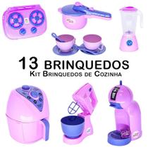 Cozinha Infantil Eletro Xícara Air Fryer Batedeira 13pç - Altimar