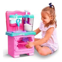 Cozinha Infantil Faz De Conta Acqua Bubble Kit Completo Sai Agua De Verdedade Brinquedo Menina