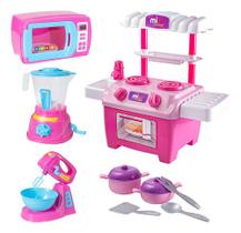 Cozinha Infantil Fogão Microondas Batedeira Gira Verdade Cozinha Infantil Fogão Microondas Batedeira Gira Verdade