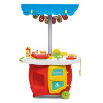 Cozinha Infantil Food Truck Barraquinha Com Diversos Acessórios Carrinho Didático Tateti