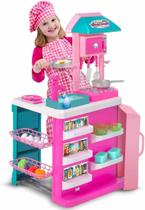 Cozinha Infantil Gourmet Rosa Sai Água Magic Toys Cozinha Infantil Gourmet Rosa Sai Água Magic Toys