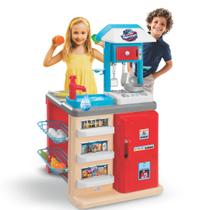 Cozinha Infantil Gourmet Vermelha sai agua Cozinha Completa