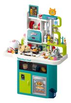 Cozinha Infantil Grande Luz De Led E Som Com 115 Peças Cozinha Infantil Grande Luz De Led E Som Com 115 Peças