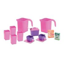 Cozinha Infantil Jogo Chá E Suco Rosa - Samba Cooking - SAMBA TOYS