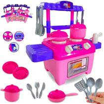 Cozinha Infantil Kit 3 com Pia e Fogão - Alta Qualidade