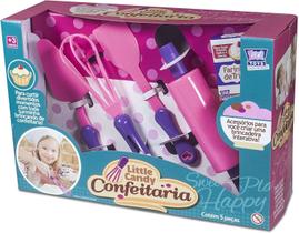 Cozinha Infantil Little Candy Confeitaria Rosa E Lilás - Zuca Toys