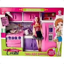 Cozinha Infantil Lua De Cristal Com Boneca Ref.243