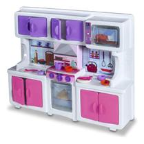 Cozinha Infantil Lua de Cristal - Rosa/Roxo 11,5x42x34cm