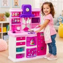 Cozinha Infantil Master 100cm Sai Agua Geladeira Menina Rosa Cozinha Infantil Master 100cm Sai Agua Geladeira Menina Rosa
