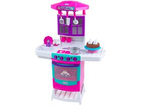 Cozinha Infantil Meg Doll Emite Som e Luzes